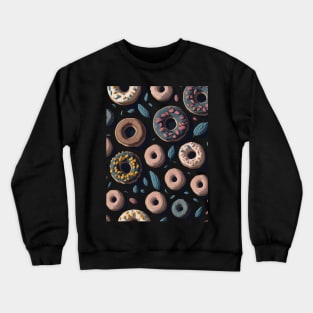 Seamless pattern with donuts Crewneck Sweatshirt